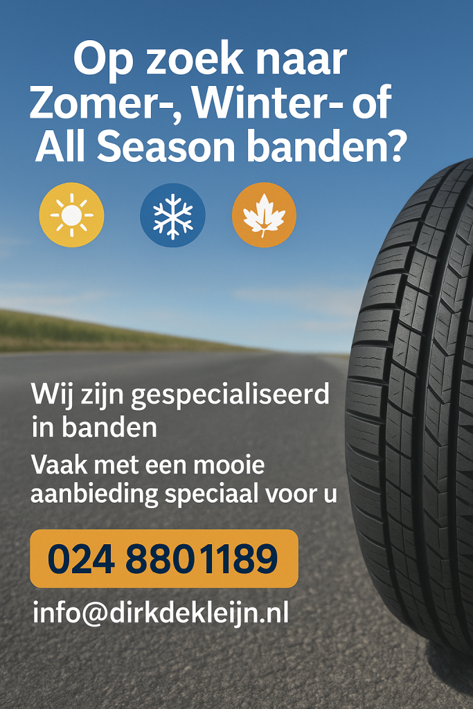 All season banden bij Auto & Bandenservice Dirk de Kleijn Wijchen